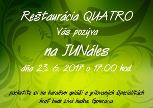 juniáles restauracia quatro levice